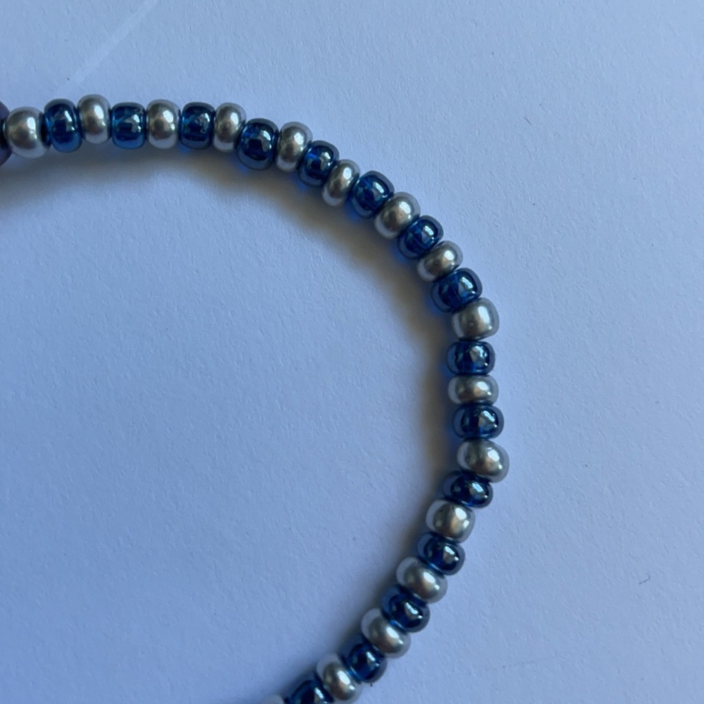 Beaded anklet - Picture 2 of 3